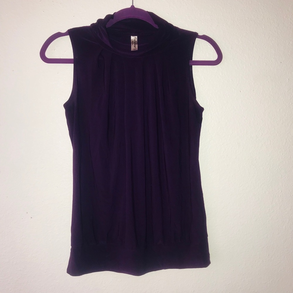 Loose Purple turtle neck